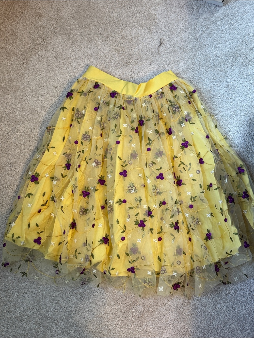 Her Universe Padme Amidala Yellow Tulle Skirt!